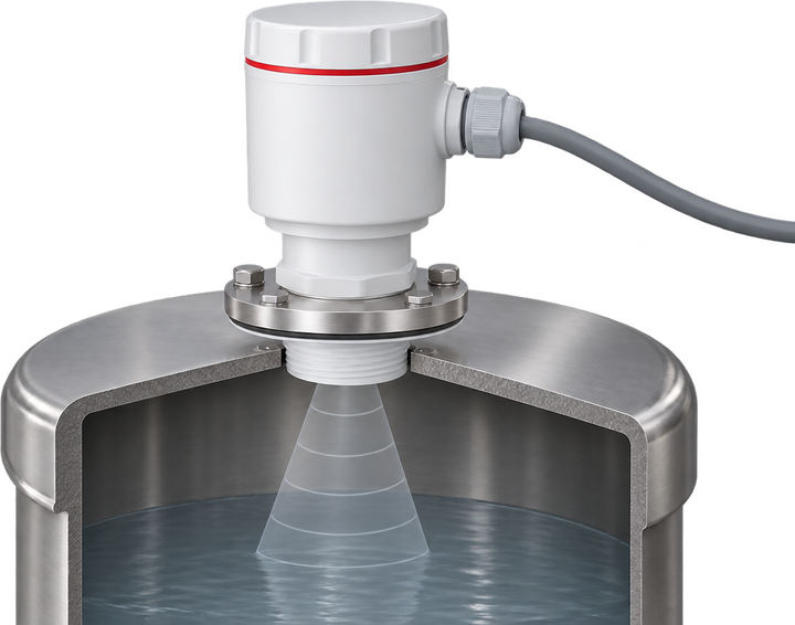 Sonde radar de niveau — Mesure de niveau de cuve sans contact